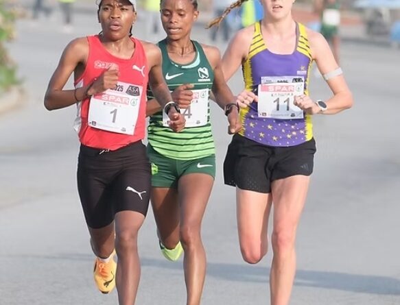 Kubhekwe ukuba abagadulise kanje uTayla Kavanagh ngeSonto kwiHollywoodbets Durban 10km